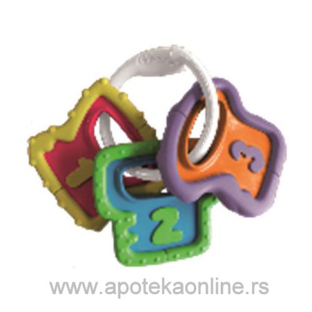 CHICCO ZVEČKA GLODALICA KLJUČEVI - Online Apoteka CHICCO ZVEČKA GLODALICA KLJUČEVI